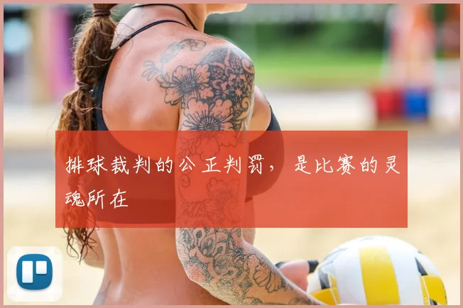排球裁判的公正判罚，是比赛的灵魂所在